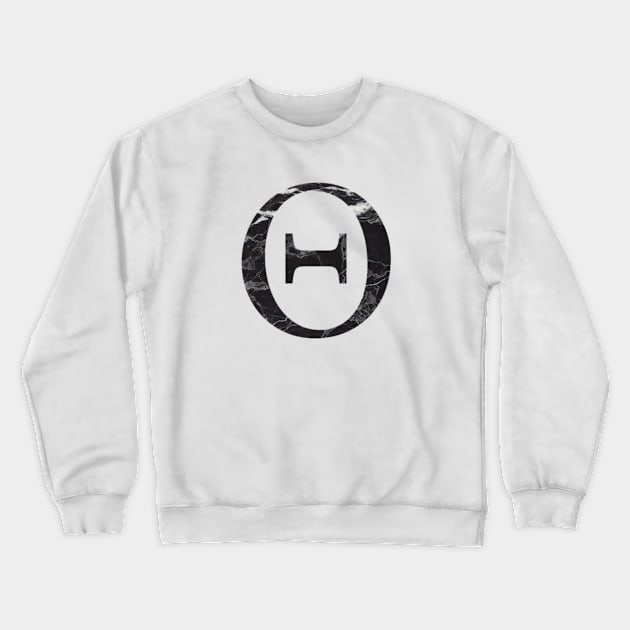 Marble Theta Crewneck Sweatshirt by lolosenese